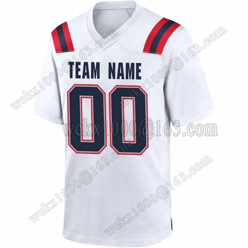 Custom Personalize Sewn On Name No.Mac Jones Matthew Judon Cole Strange Randy Moss Tom Brady Slater Bailey Zappe Stitch Jersey. 
