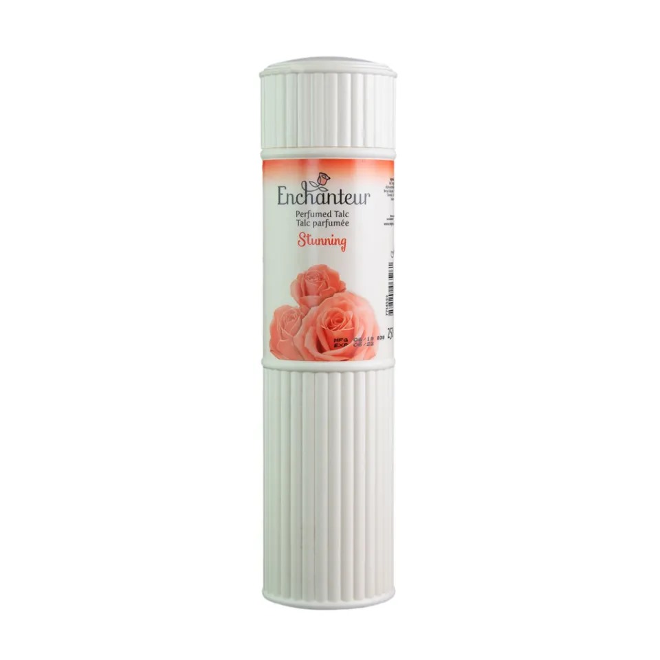 International Malaysian product Enchanteur Talcum Stunning Powder used for male/female - 125 gm