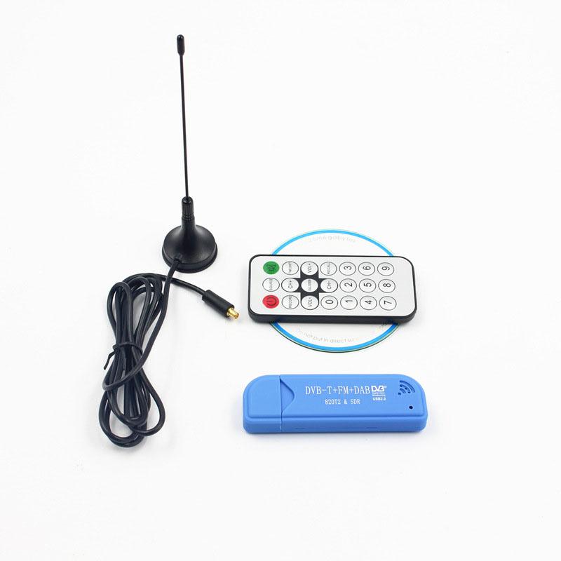USB2.0 FM DAB DVB-T RTL2832U R820T2 RTL-SDR SDR Dongle Stick Digital TV Tuner Remote INFRARED Receiver with Antenna. 