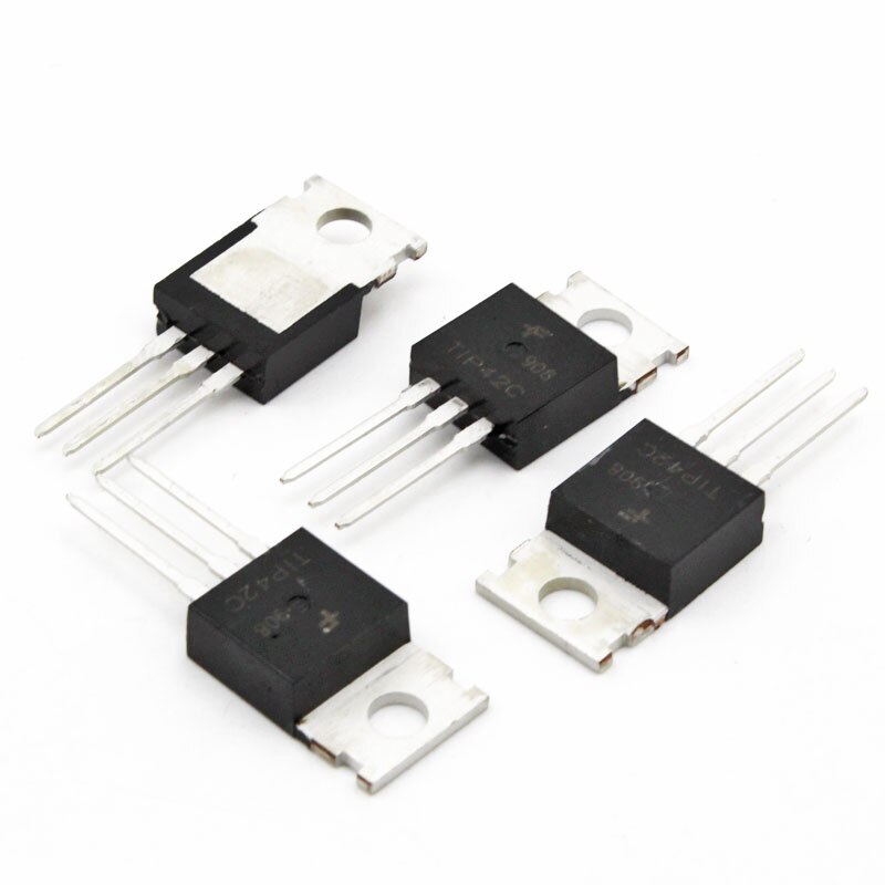 2Pcs- CHINESE TIP42C Transistor TIP42 Transistor TIP42C IC PNP 100V 6A 65W Transistor TO-220 Package 3 Pin Leads. 