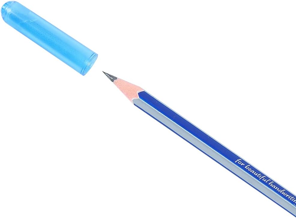 Doms X1, X-Tra Super Dark Pencils - 10pcs With Free 1 NEON HEX Eraser & 1 CRYSTEL Sharpener.