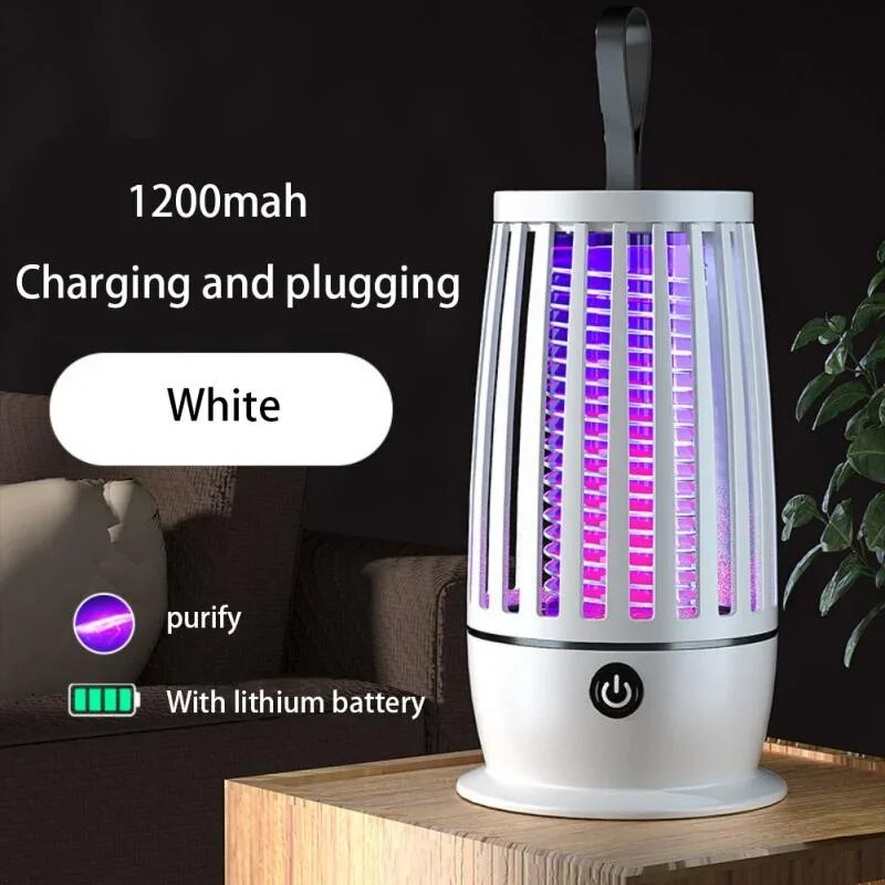 Mosquito Killer Lamp Mute Insect Repellent Electric Insect Trap Usb Charging and Plugging/Plug-in Single Use Can Select. 