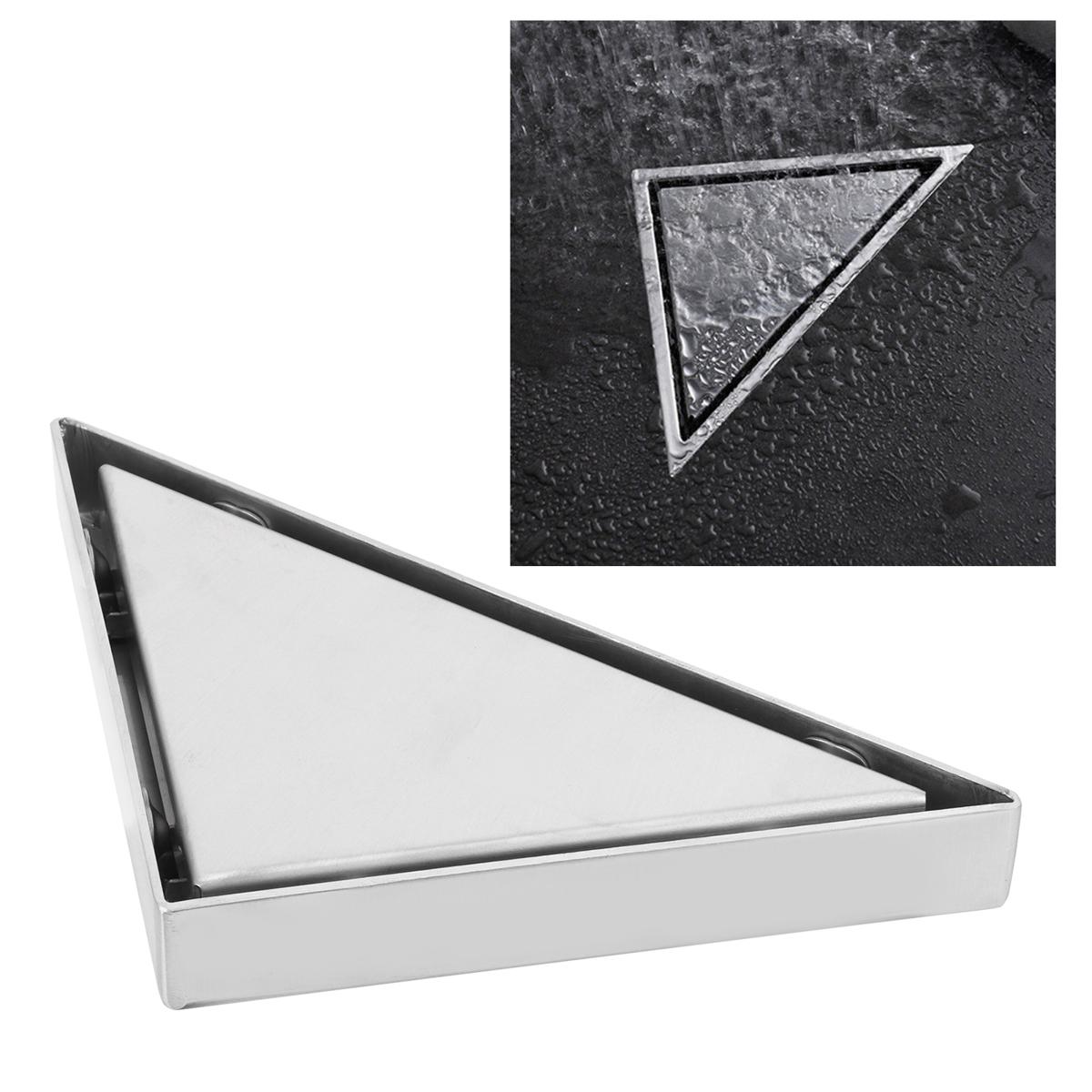 Concealed Floor Drain Triangular Corner Set for Home Balcony Bathroom Shower Room