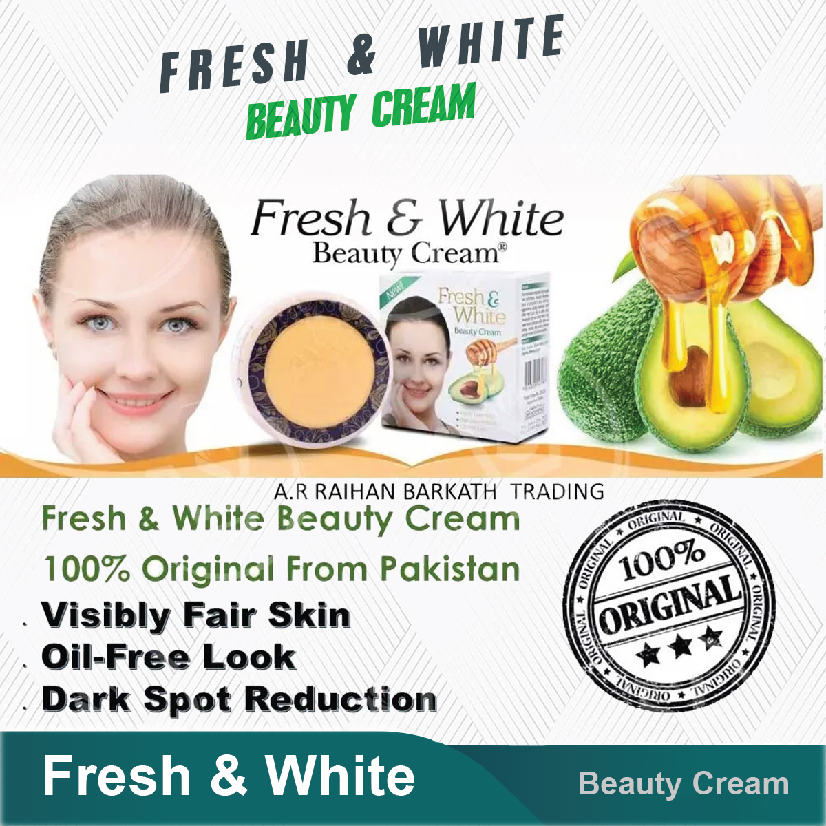 Fresh & White Beauty Cream. 