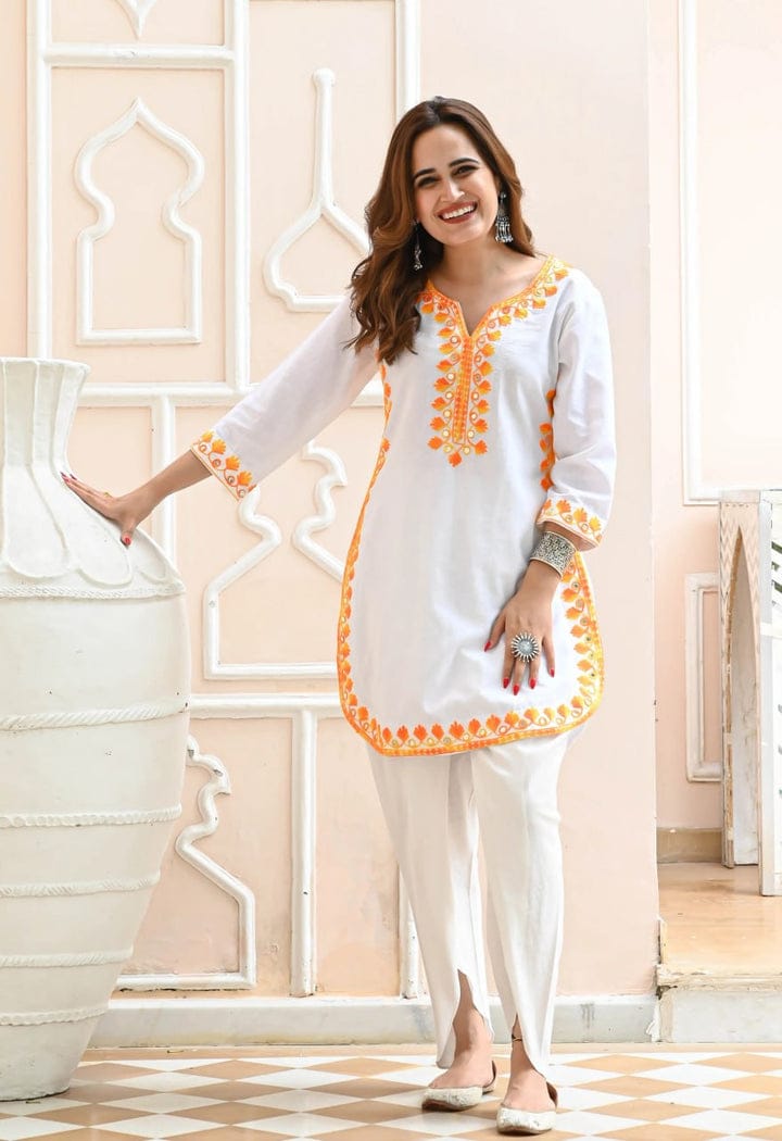 Latest Collection Screen Print Cotton Three Piece [2PC],Jama,,Salower