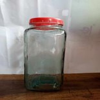 Best Quality Glass Jar Storage big size 2kg (4 pound)--1PC. 