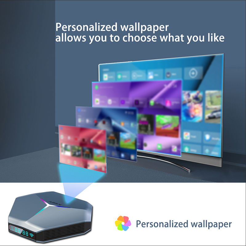 A95X F4 TV Box S905X4 HD Home Theater Player Dual Band WIFI quad core Android 11 Smart Set Top Box. 