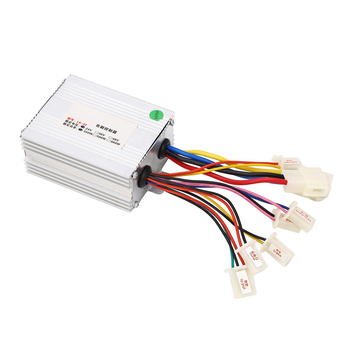 Electric Tricycles Brushed Controller, Stall Protection Electric Lock Switch Electric Bike Foot Accelerator Controller Set for Modification