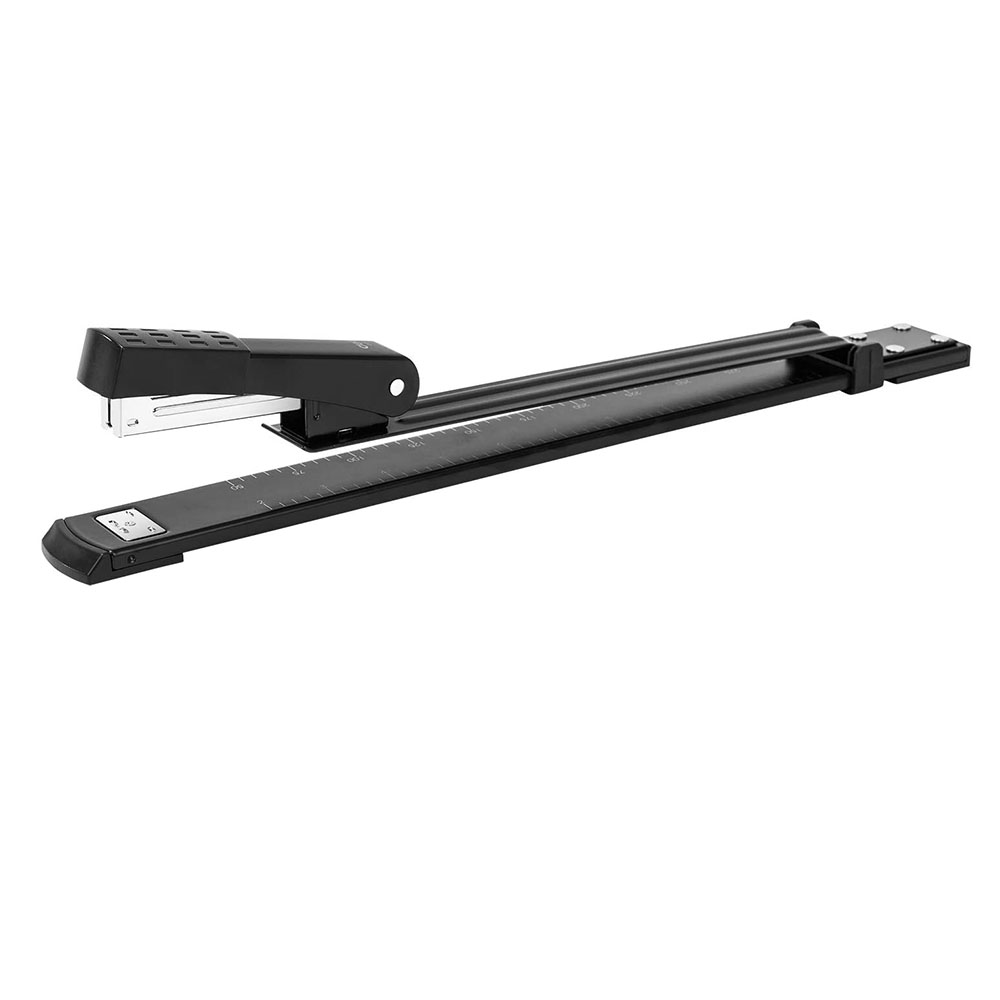 Premium Deli 0334 standard stapler long handle machine / magagin stapler machine / book binding machine / stapler machine. 