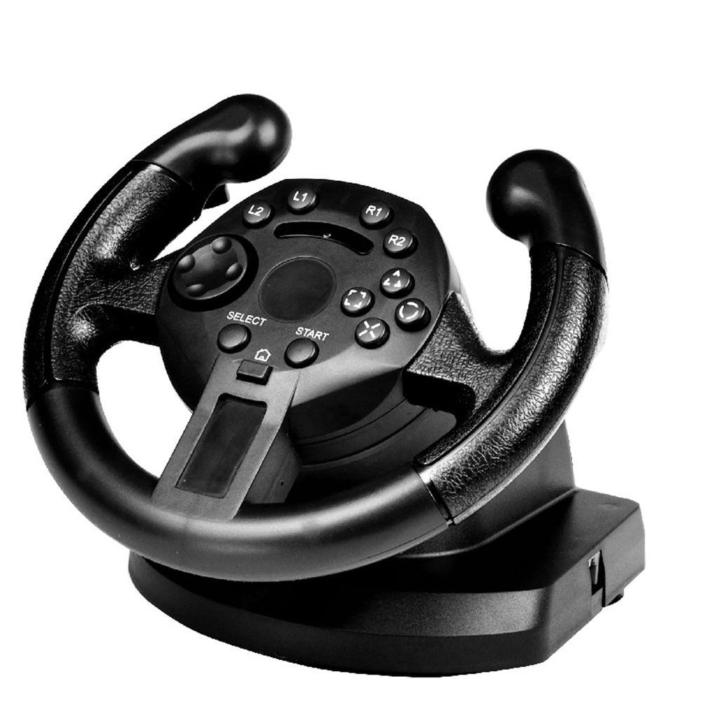 Game Racing Steering Wheel for Ps3/Pc Steering Wheel Vibration Joysticks Remote Controller Imulated Driving Controller. 