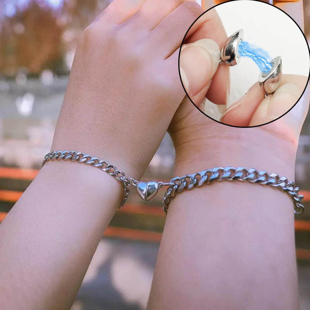 Diamond Heart Lock Bracelet in Rose Gold - Desires by Mikolay