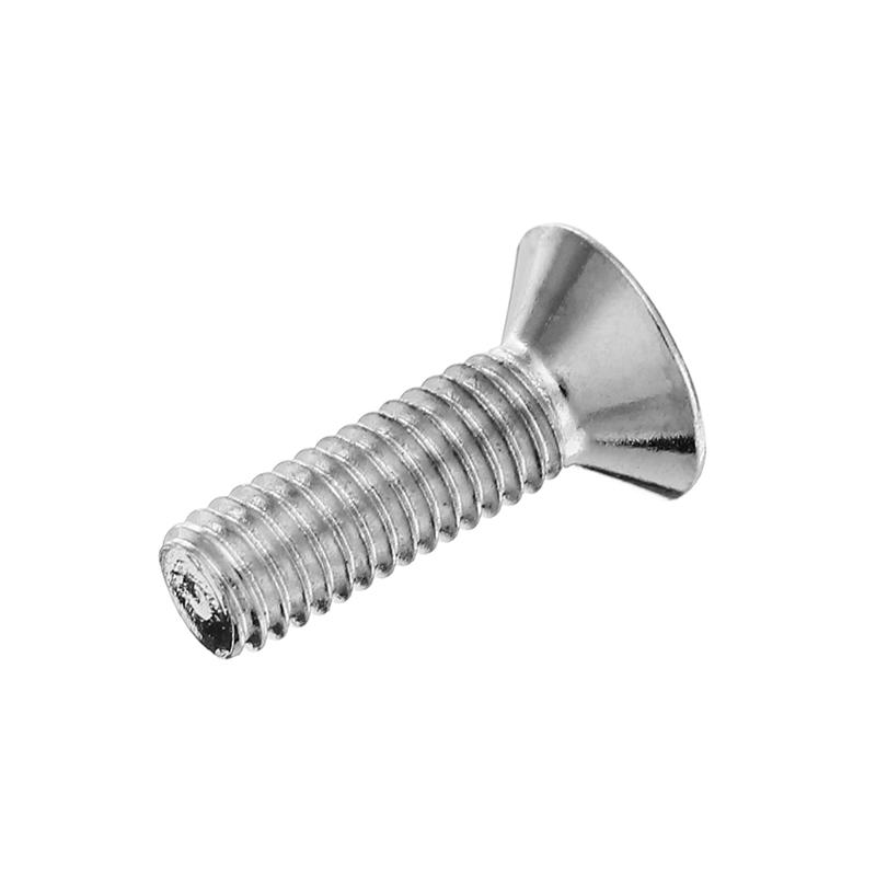 Suleve M3ASH5 10Pcs M3 12.9 grade alloy steel countersunk head hexagon socket screws nickel plated nickel surface treatment[10mm] - 10MM. 