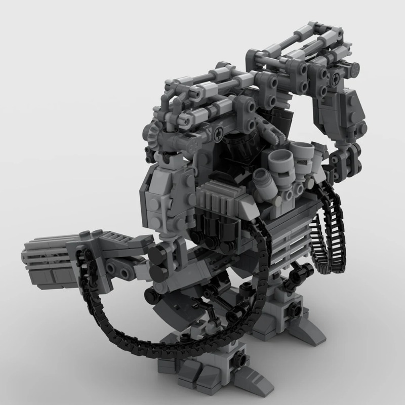 BZB MOC 137552 Matrixed APU Mech Robot Building Blocks Set Armored Personnel Unit Machine Monster Model for Kids Birthday Gifts. 