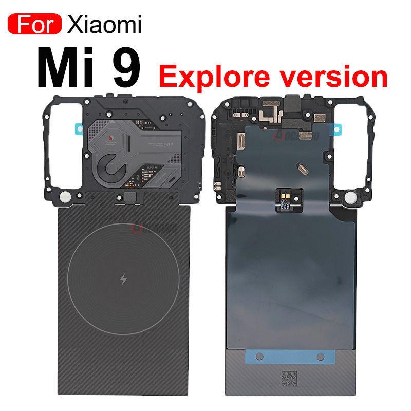 1Pcs For Xiaomi 9 SE Mi 9 9SE Explore Version Motherboard Cover Wireless Charging Induction Coil NFC Flex Cable Replacement Part. 