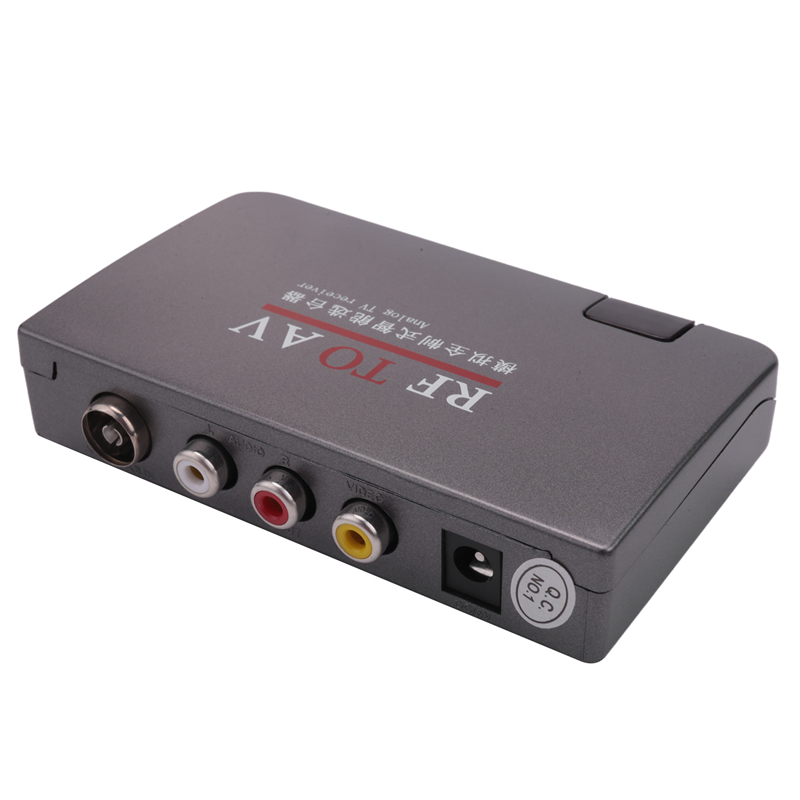 RF to AV Converter,Channel Selector,Booster,Cable TV to Projection TV,Video Port Supports Full System AC110-240V US Plug. 