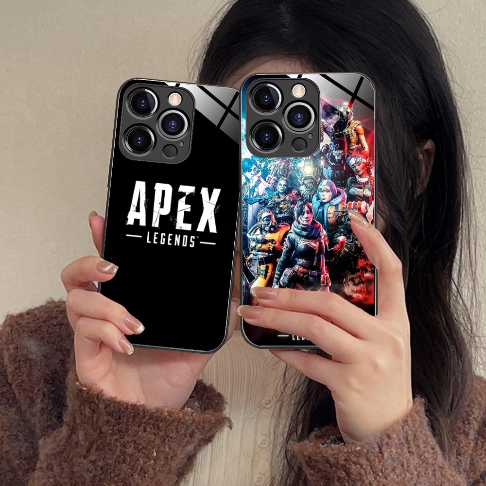 APEX Legends Mobile Cell Phone Case for iPhone 15 14 13 12 11 X XR XS 8 Pro Max Plus Mini PC Glass Phone Cover Funda
