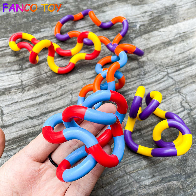 New Color Fidget Anti Stress Toy Twist Decompression Toy Deformation Rope Perfect For Stress Kids Play Toys Fidget. 