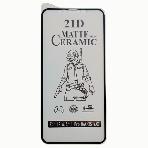Matte Ceramic Film Screen Protector I iPHONE XS MAX / iPHONE 11 PRO MAX I Unbreakable Flexible Ceramic Matte Finishing Display Protector (Not a GLASS). 