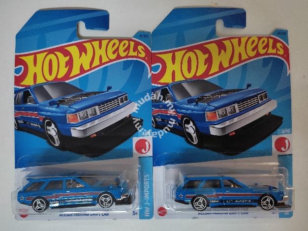 Hot Wheels 2023 Release (Mainline) Nissan Maxima Drift Car - Blue, Scale - 1:64