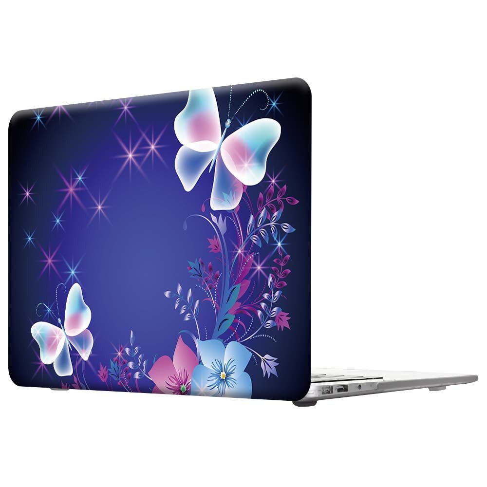 【happy one】Macbook Air 11" A1370 13" A1369 A1466/Air 13" A1932 A2179(Touch ID) - Butterfly Series Hasp Hard Shell Laptop. 