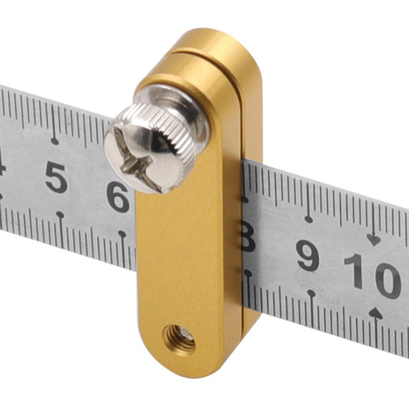 Steel Ruler Positioning Block Woodworking Scribe Drawing Mark Line Gauge Sunlight Mall. 