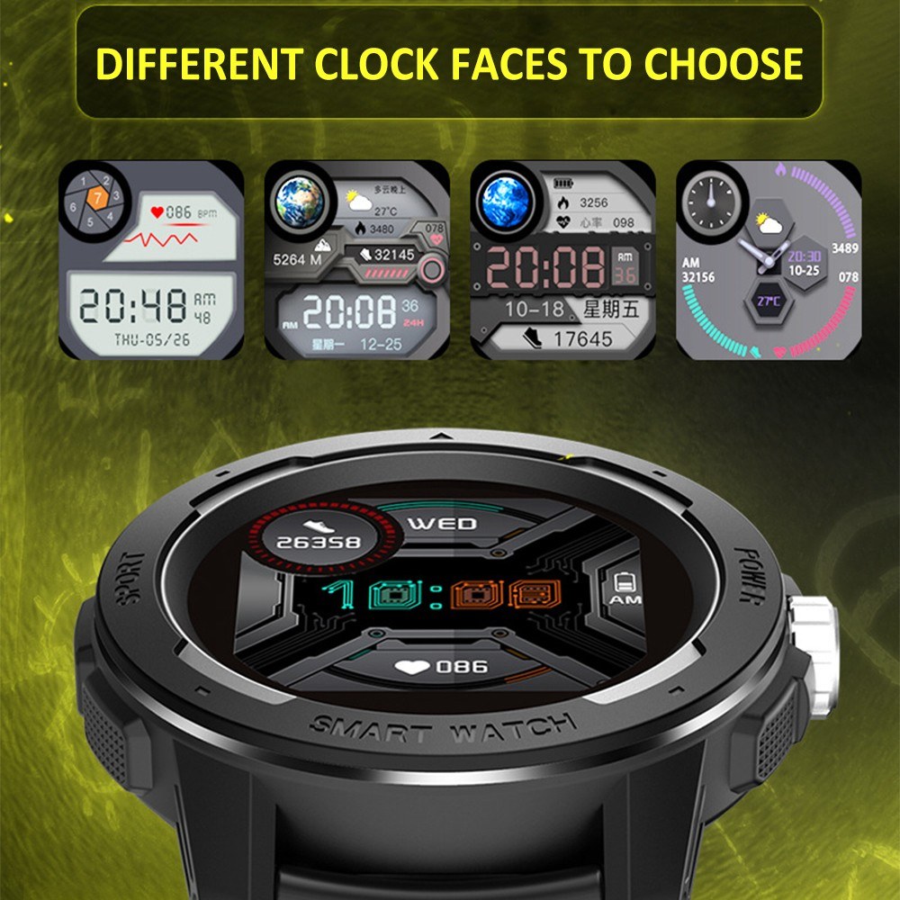 NORTH EDGE Mars 2 Touch Screen Intelligent Watch with Heart Rate Monitor. 