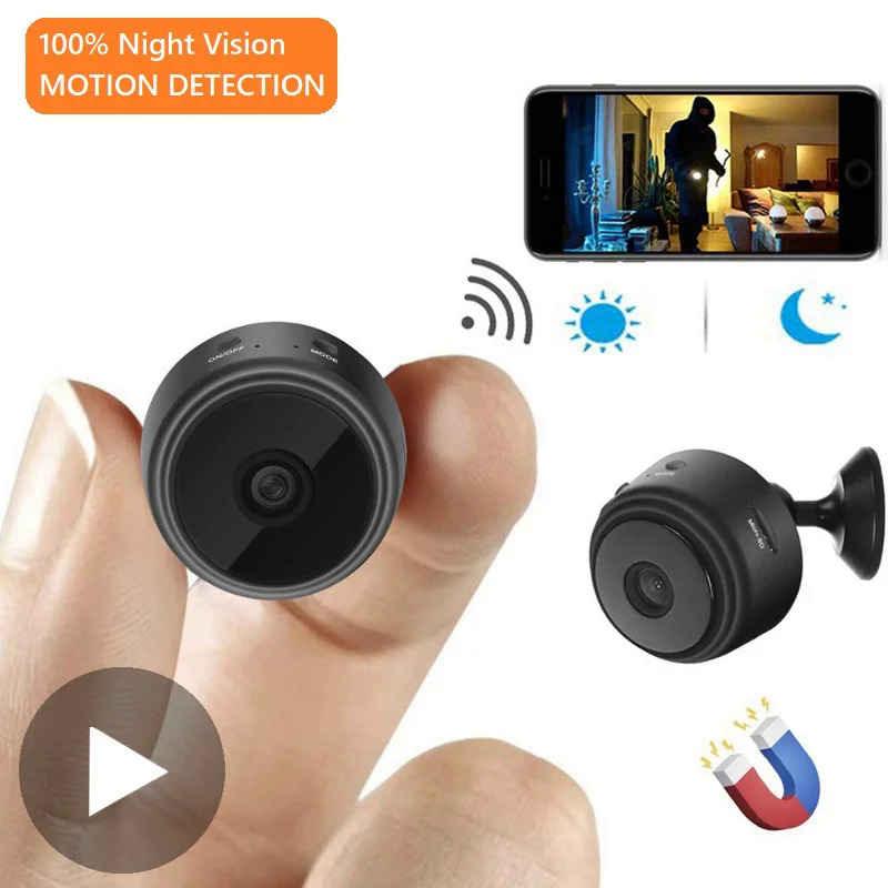 Micro Home Wireless Mini Security Surveillance with Wifi IP Camara Night vision Sensor Infrared CMOS 2MP Telefon Alarm Camera. 