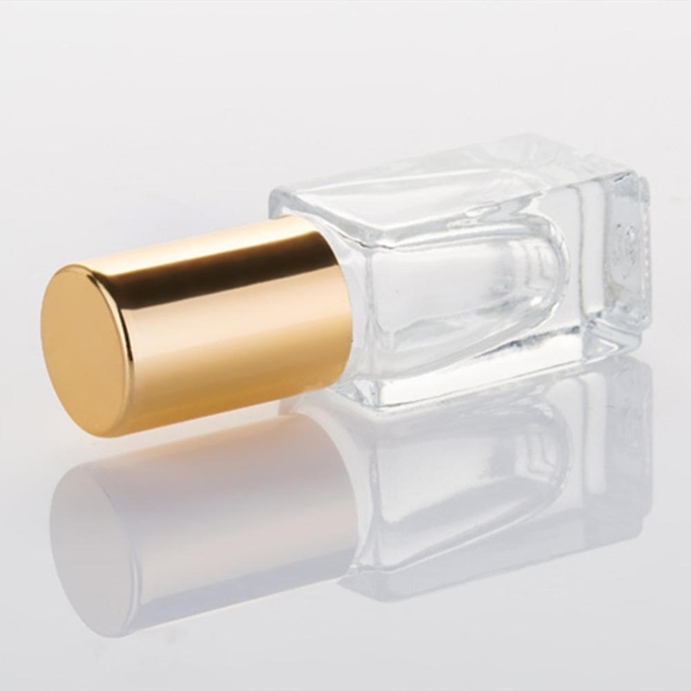 10ml Empty Refillable Perfume Clear Glass Atomiser Spray Bottles Travel Square Bottles with Mist Pump for Aftershave Cologne. 