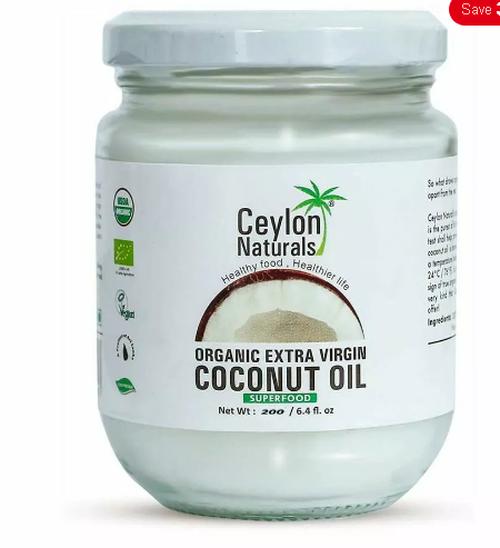 Naturals Organic Extra Virgin Coconut Oil 200 ml