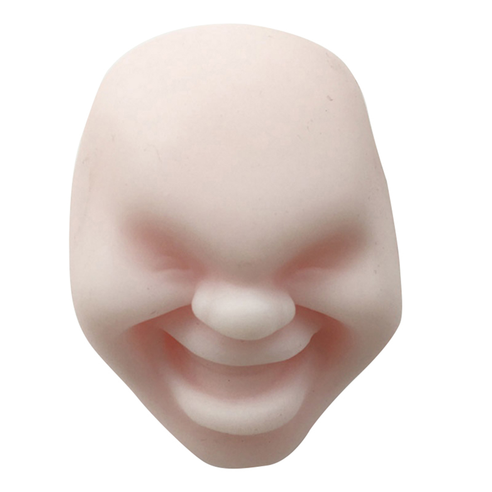 Smiling Human Face Squeeze Vent Ball Adult Stress Relief Decompression Toy for Home. 