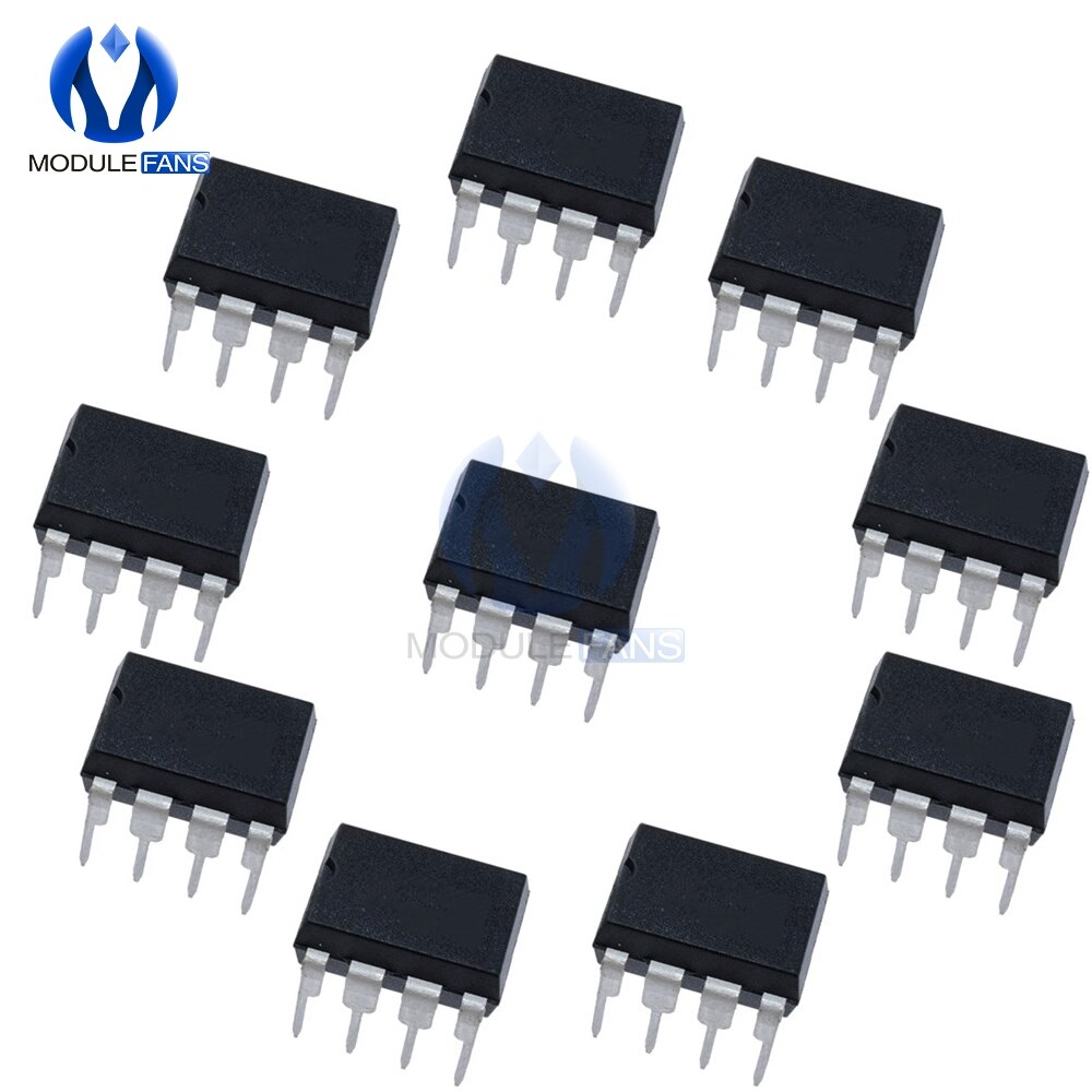 【happy one】10PCS NE555 NE555P NE555N 555 Timers DIP-8 SINGLE BIPOLAR TIMERS IC Chip 8 PIN 8P 8PIN. 