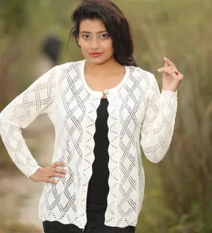 short white cardigan sweater