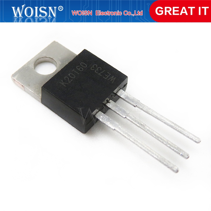 10pcs/lot IKP20N60T K20T60 TO-220 600V 20A new In Stock