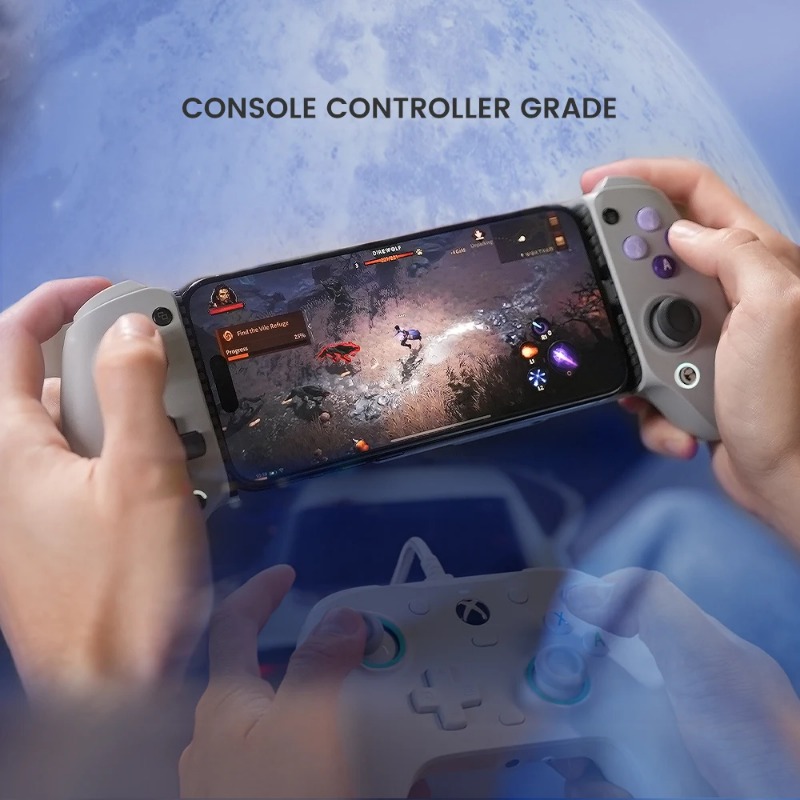 GameSir G8 Galileo Cellphone Gamepad Game Controller with Hall Effect Joystick for iPhone 15 Android Mobile Phone Cloud Gaming. 