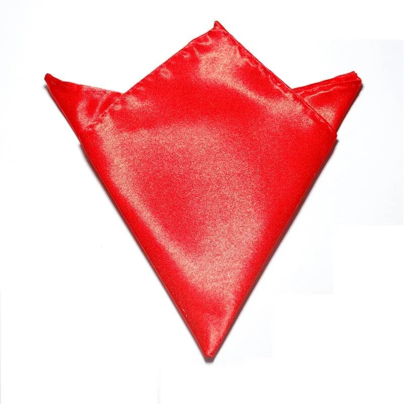 2019 solid color Pocket square Copy Silk towel Yellow Gold handkerchief snot-rag. 