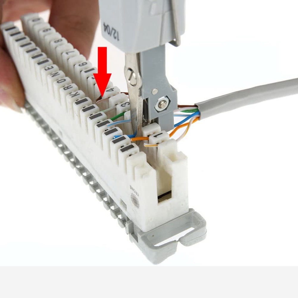 Punch Down Tool, RJ45 RJ11 Cat5E Cat6 Phone Cable Socket Tools. 