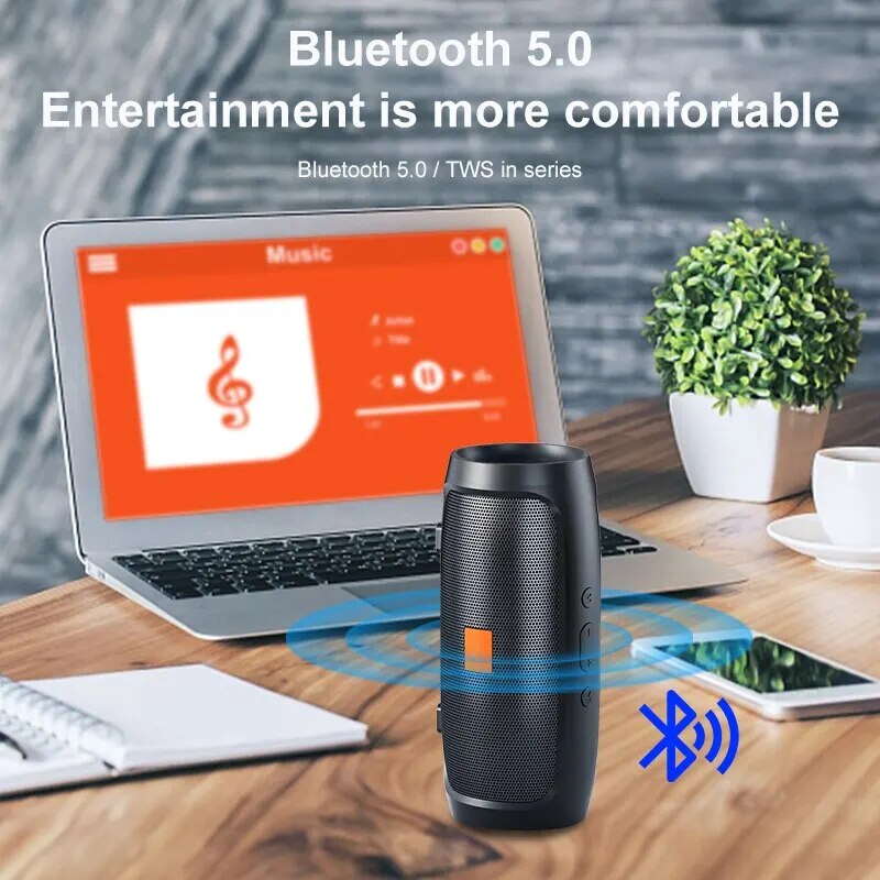 Bluetooth Speaker 8D mini Soundbar Dual Speaker Stereo Tfusb Playback Fm Voice Broadcasting Portable Subwoofer Wireless Speaker. 