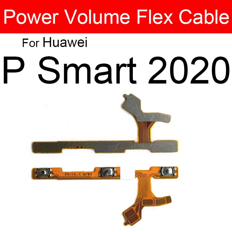 Power Volume Side Buttons Flex Cable For Huawei P Smart Plus 2018 2019 2020 2021 P Smart S Z Pro Power Switch Flex Ribbon Repair. 