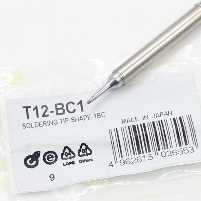 【VisioN Shop】3Pc T12-BC1 T12-BC2 T12-BC3 RSoldering Iron Tips ect series for Hakko Soldering Rework Station FX-951 FX-952. 