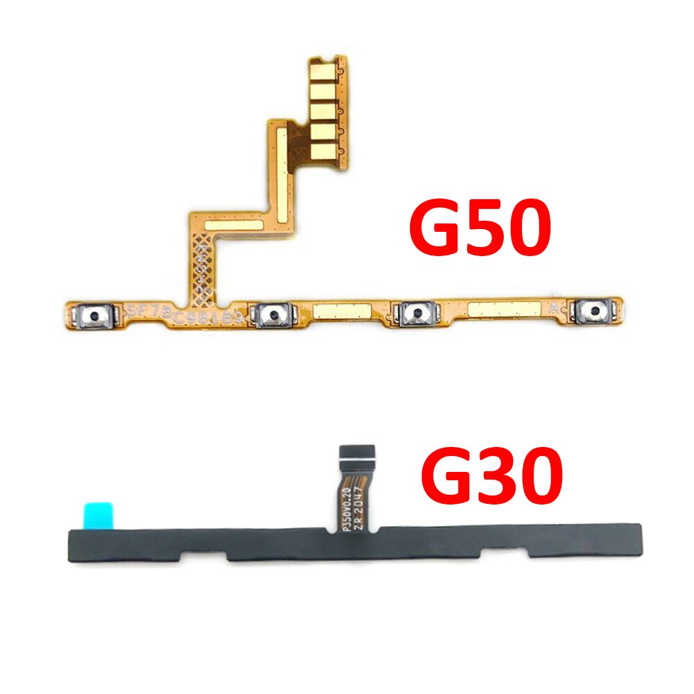 10Pcs Volume Button Power Switch On Off Button Flex Cable For Motorola MOTO G10 G20 G30 G50 G100 One G 5G Power Stylus Edge Pro. 