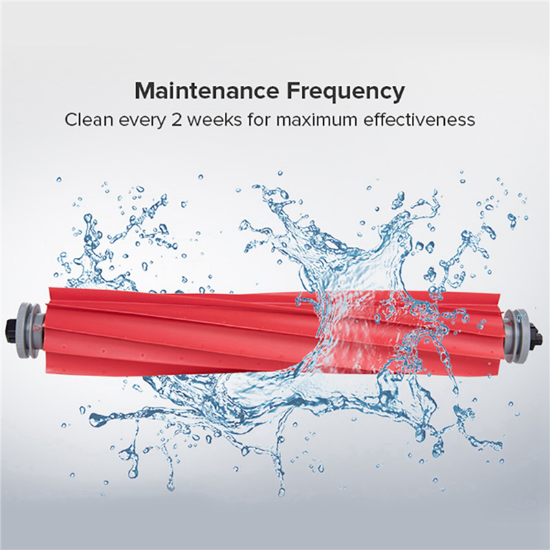 3X Rubber Main Brush for Roborock S7 Robotic Vacuum Cleaner Parts Replacement Roller Brush