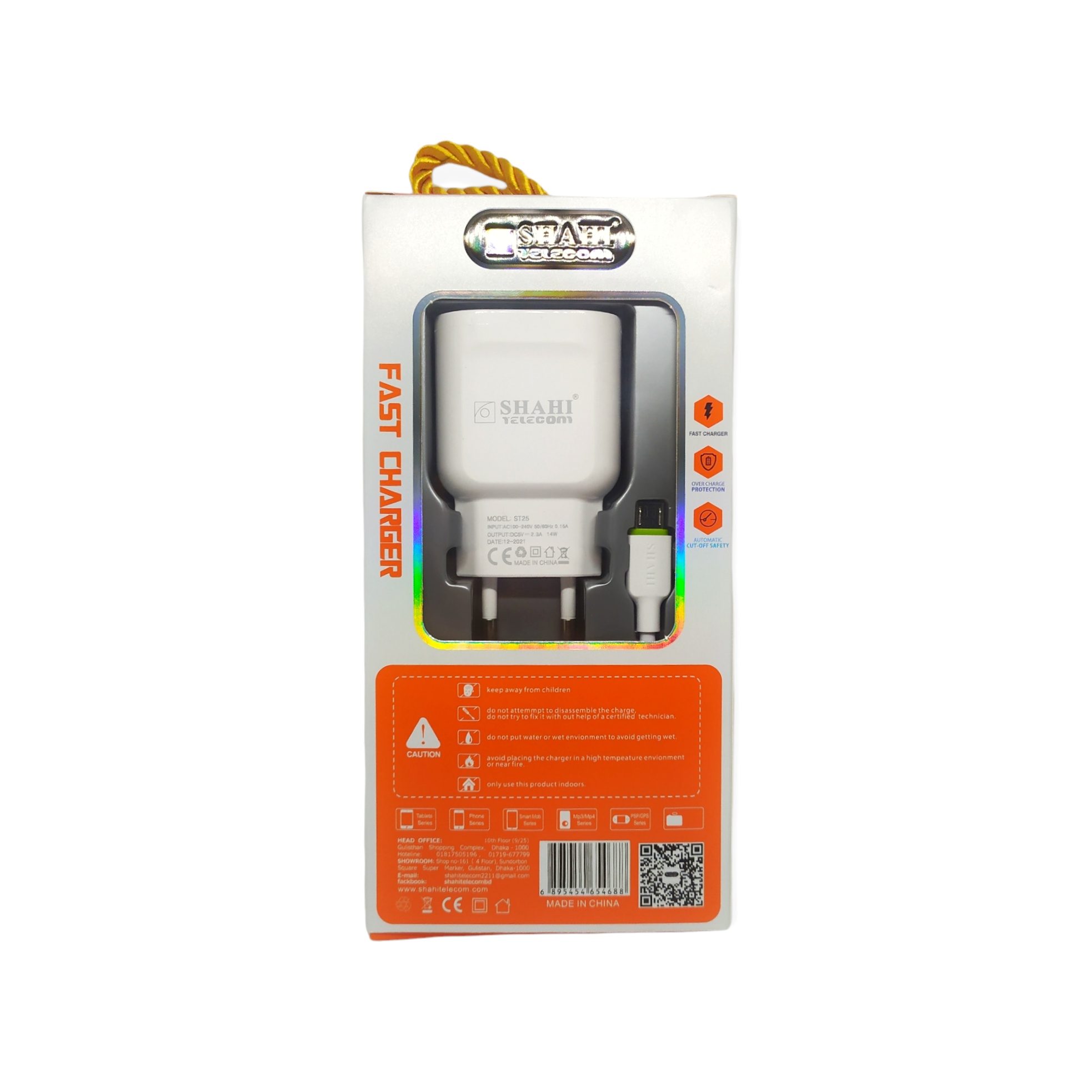 SHAHI 2.3A Android Charger (Fast Charging) TYPC. 