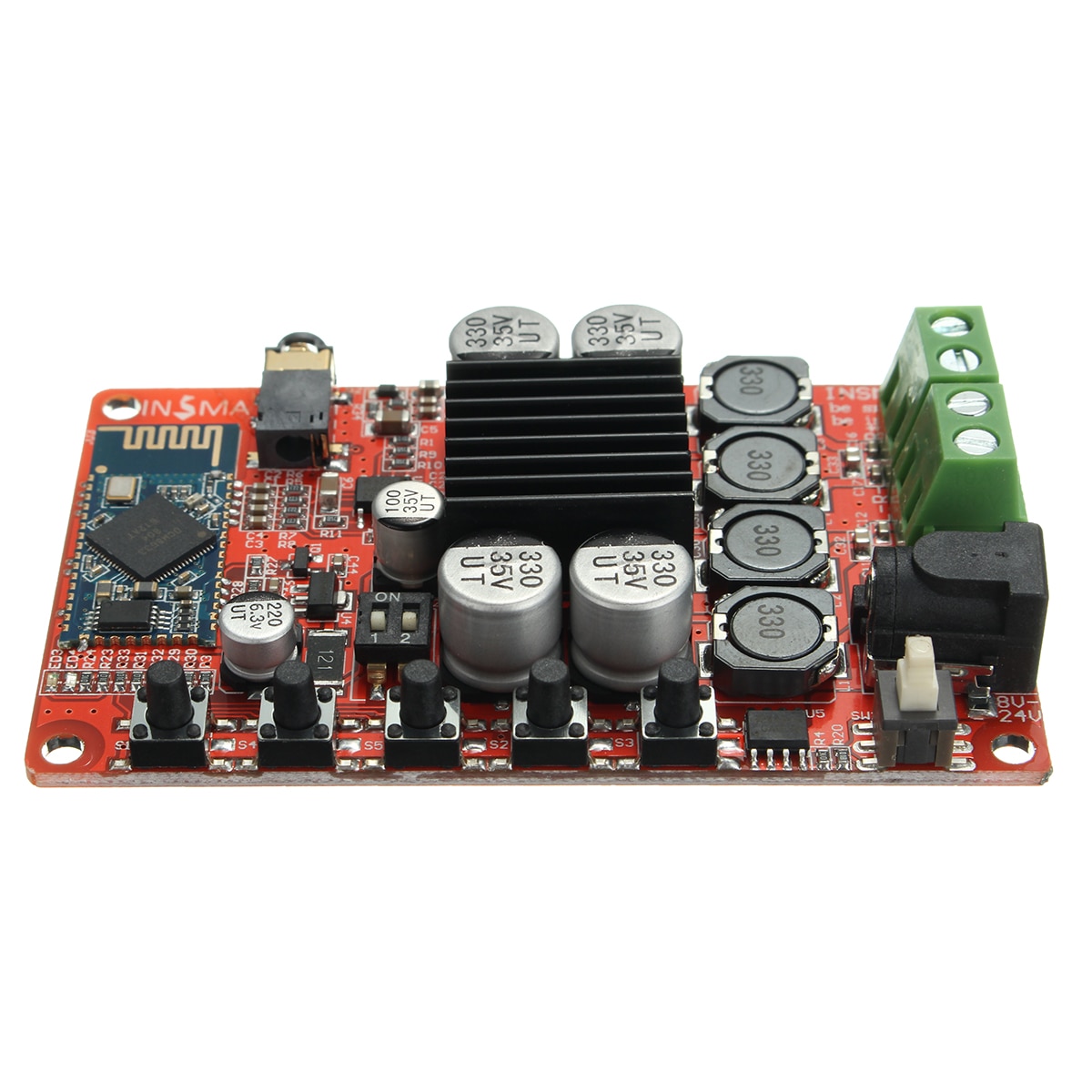 TDA7492P Bluetooth 4.0 Amplifier Board TDA7492 50W 50W Wireless Digital Audio Receiver Amplifier Module diy electronic Amplifier. 