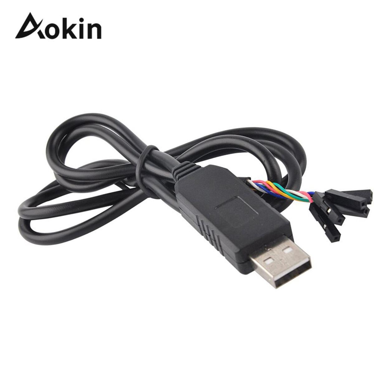 【happy one】FT232 line USB To Serial Cable Line Electric Adapter FTDI Computer FT232RL for Arduino ESP8266