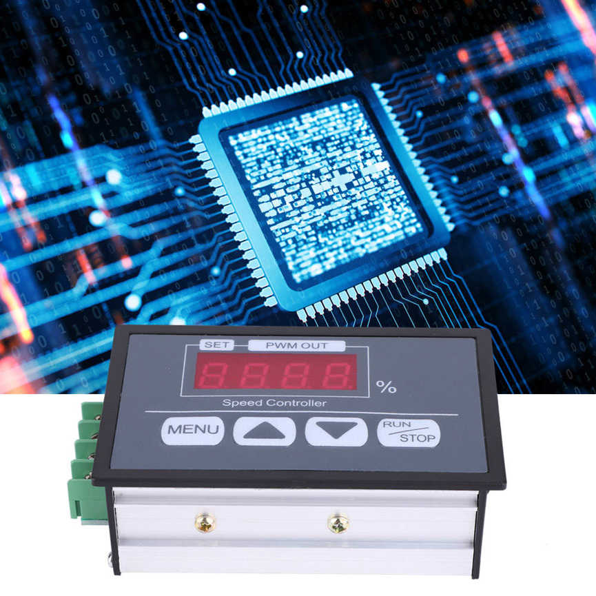 PWM Regulator Speed Button Type Motor Current Regulation Power Controller DC6~60V. 