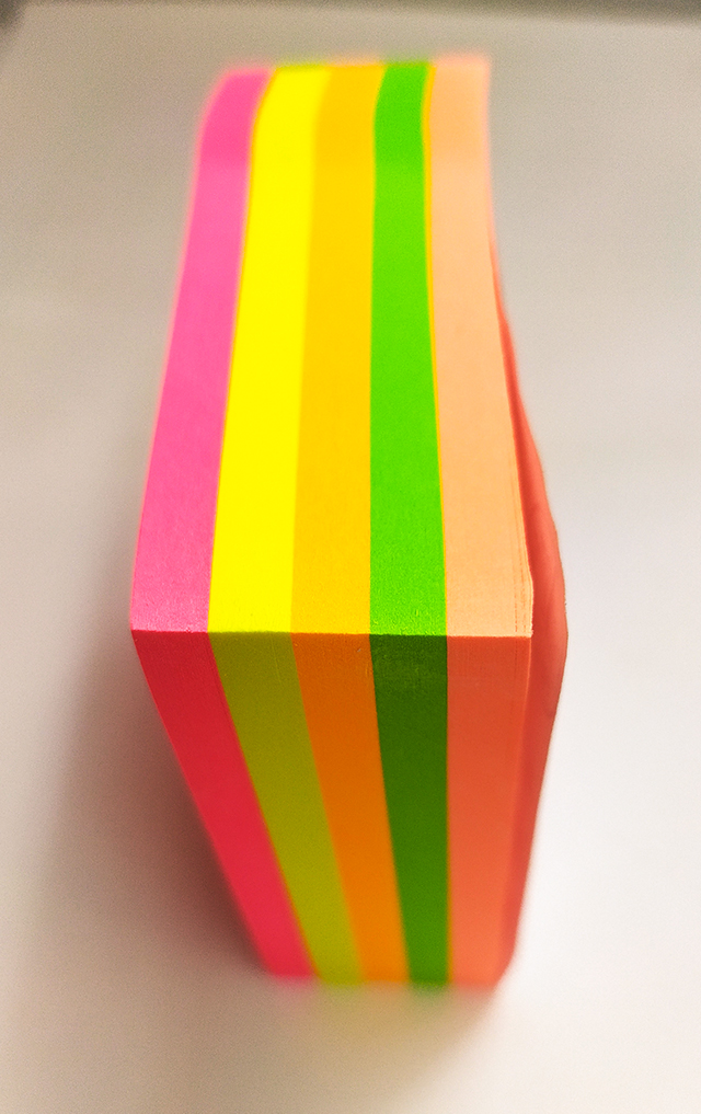 Multi color sticky note - T1 - (3x3 inch) - 400sheet. 