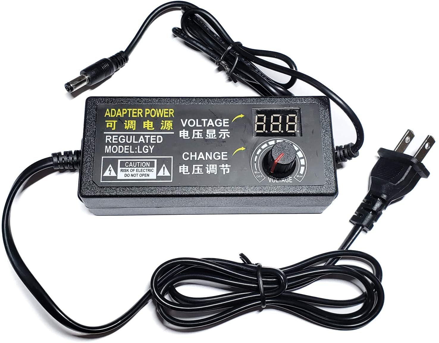 3V-24V Adjustable AC/DC Switching Power Adapter. 