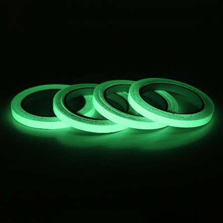 10 Feet Luminous Tape (3CM/1.5 CM X 3M) for Bicycle Accessories Fluorescent Tapes Tape Night Vision Self-adhesive Sticker bike motor cycle. 