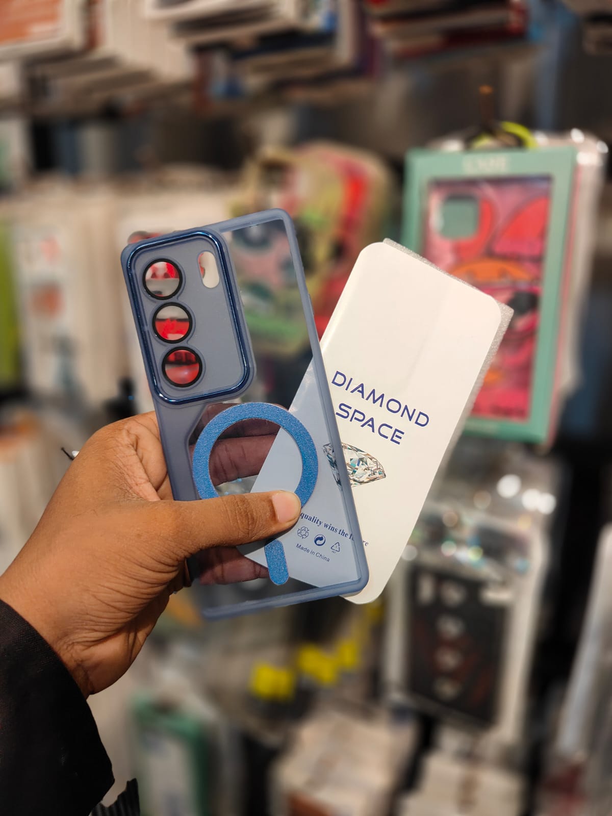 For Tecno Camon 40 Matte Transparent Magsafe Print Premium TPU Case Mobile Back Cover Casing-EFH. 