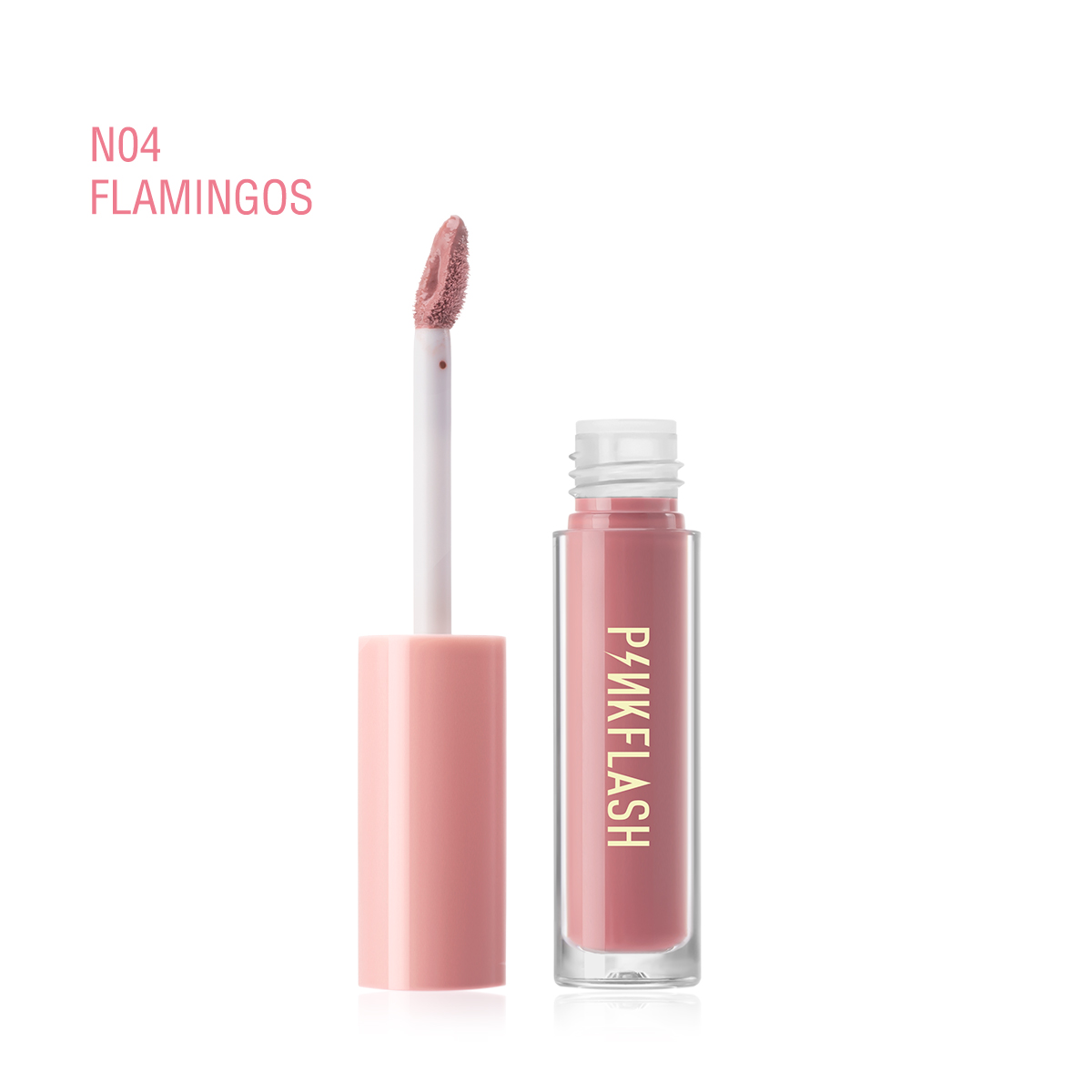 PINKFLASH Melting Matte Waterproof Lipcream - N04 Flamingos (PF-L01). 